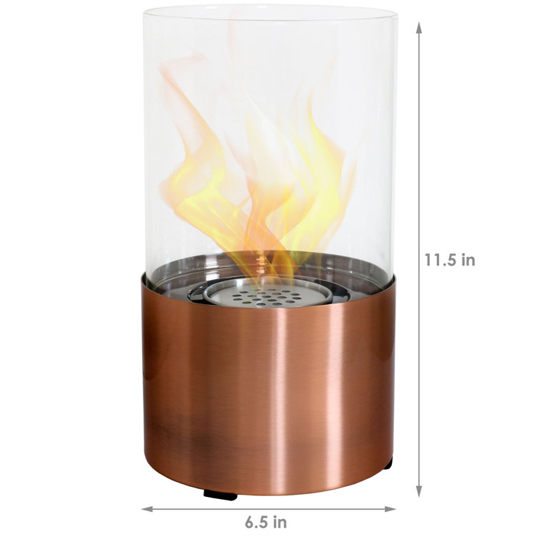 Orren Ellis Smallwood Ventless BioEthanol Tabletop Fireplace Wayfair